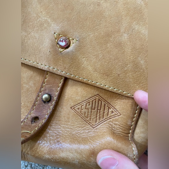 Vintage Esprit Leather Crossbody Purse - Picture 3 of 5